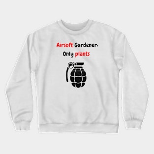 airsoft player Crewneck Sweatshirt